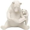 KARE Design figura decorativa Reading Bears, greige, motivo animale, orsacchiotto, simbolo famiglia, accessorio casa, per sala, scaffale, console, stanzetta bambini, 18 cm