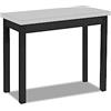 ASTIMESA Tavolo da Cucina a Libro Senza cassetto e Piano in Legno Laminato, Grigio, 80 x 40 cm a 80 x 80 cm