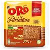 Oro Saiwa Fibrattiva, Biscotti Integrali con 15% di Fibre, 100% Grano Italiano, Consigliato per la Regolarità Intestinale, 420g (Confezione da 6)