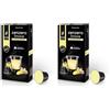 King Cup - 1 Confezione da 20 Capsule di Zenzero e Limone da Zuccherare, 10 Capsule Compatibili con Sistema Nespresso, Bevanda al Gusto di Limone e Zenzero, Senza Glutine, Senza Lattosio
