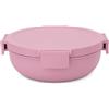 Brabantia Make & Take Ciotola per insalata 1,3L, Portapranzo estraibile con chiusura ermetica, Porta pranzo da viaggio lavabile in lavastoviglie e utilizzabile nel microonde, Lilac Pink