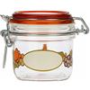 THUN - Barattolo Ermetico in Vetro con Girasole e Farfalla - Giallo - Arredo Casa, Cucina - Idea Regalo - Linea Country - Vetro - 200 ml; h 8,9 cm; ⌀ 8 cm