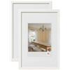 walther Design Peppers BP342VD - Cornice portafoto in legno, 29,7 x 42 cm, confezione da 2, bianco polare