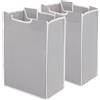 STORAGE MANIAC Confezione da 2 sacchetti di ricambio per lavanderia, senza ganci, sacchetti di ricambio rimovibili, colore grigio