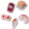 Crocs Jibbitz Charms, Squish Filled Summer 5 Pack