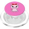 Wistful Carino Piggy Rosa Maiale PopSockets PopGrip per MagSafe