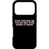 Stop copying me you're not even doing it Custodia per iPhone 17 Pro Smettila di copiarmi, non lo stai nemmeno facendo bene DIVERTENTE Y2K
