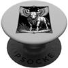 Demonique Tees and Ars Goetia Demon Gift Haagenti La Bestia Sigillo Bianco PopSockets PopGrip Adesivo