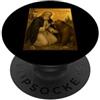 Icone epiche ortodosse Icona ortodossa di San Serafino di Sarov con un orso PopSockets PopGrip Adesivo
