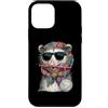Vintage Retro Knitting Cute Lover Women Custodia per iPhone 12 mini Opossum Street Cat Granny - Filato quadrato per uncinetto