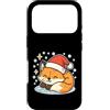 fox winter santa hat sleeping snow winte Custodia per iPhone 17 Pro Inverno volpe addormentata con cappello