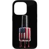 Paint Dripping Patriotic 4th of July US Custodia per iPhone 13 Pro Nail Tech Cosmetologo Nail Tecnico Unghie Amante Bandiera Americana