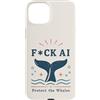 Nature Before Bots Custodia per iPhone 15 Plus Umorismo retrò da attivista oceanico contro la protesta contro le balene