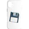 The New Antique Custodia per iPhone 16 Plus Stampa floppy disk retrò