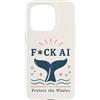 Nature Before Bots Custodia per iPhone 15 Pro Umorismo retrò da attivista oceanico contro la protesta contro le balene