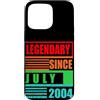 Lustige Geburtstagssprüche zum 22. B-Day Custodia per iPhone 15 Pro Max 22° compleanno leggendario dal luglio 2004 frase di compleanno