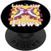 Roller Skater Disco Gift Ideas I Cant Stop It Flows - Pattini a rotelle PopSockets PopGrip Adesivo