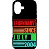 Lustige Geburtstagssprüche zum 22. B-Day Custodia per iPhone 17 22° compleanno leggendario dal luglio 2004 frase di compleanno