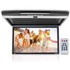 Pyle Schermo per Auto, Monitor 43,9 cm, Monitor LCD Ribaltabile da Tetto per Veicolo, HDMI, Trasmettitore IR Integrato per Cuffie Wireless, Pannello Comandi