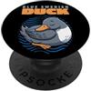 Duck Breeds Waterfowl Animal Cute Ducks Anatra svedese blu cartone animato uccelli acquatici amante degli animali anatre carine PopSockets PopGrip Adesivo
