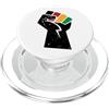 Miftees Juneteenth tees Juneteenth Pugno di potere nero Juneteenth PopSockets PopGrip per MagSafe