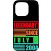 Lustige Geburtstagssprüche zum 22. B-Day Custodia per iPhone 15 Pro 22° compleanno leggendario dal luglio 2004 frase di compleanno