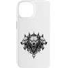 Wholesome Sketch Co Custodia per iPhone 14 Opera d'arte Cerberus Hellhound Dark Fantasy Underworld Beast
