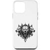 Wholesome Sketch Co Custodia per iPhone 12 mini Opera d'arte Cerberus Hellhound Dark Fantasy Underworld Beast