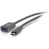 C2G 88658 - Cavo di prolunga da USB-C/Thunderbolt 3 a USB-C 3.1 (Gen 1) USB C o Thunderbolt 3 maschio a femmina (10 Gbps)