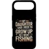 Funny Father Daughter Fishing Humor Dad Custodia per iPhone Air Mia figlia ha detto che devo crescere così sono andato a pescare