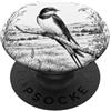 Artistic Wilderness Orgogliosa rondine disegnata in natura PopSockets PopGrip Adesivo