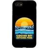 National Park Explorer Co. Custodia per iPhone SE (2020) / 7/8 Paesaggio panoramico del tramonto del ghiacciaio della montagna dell'