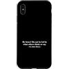 BOSCO SALESIAN PRINTS Custodia per iPhone XS Max Stampa Do Not Be Led by What Others Think St. John Bosco
