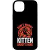 Alpha Wolf Don't Worry Kitten Custodia per iPhone 14 Plus Non preoccuparti, Kitten Daddy è qui, meme maschile Alpha Wolf