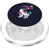 Retro Quad Skate Lifestyle Co Pattinatrice a rotelle con design retrò anni '70 e '80 PopSockets PopGrip per MagSafe