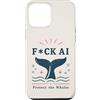 Nature Before Bots Custodia per iPhone 12 Pro Max Umorismo retrò da attivista oceanico contro la protesta contro le balene