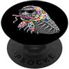 Vintage Retro Knitting Cute Lover Women Isopods Bug Lover Granny - Filato quadrato per uncinetto PopSockets PopGrip Adesivo