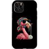 Vintage Retro Knitting Cute Lover Women Custodia per iPhone 11 Pro Flamingo Animal Granny Square Crochet Yarn Crochet Lover