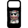 Vintage Retro Knitting Cute Lover Women Custodia per iPhone 17 Pro Max Opossum Street Cat Granny - Filato quadrato per uncinetto