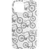 Mint Violet Designs Custodia per iPhone 14 Design a tema ciclismo con arte minimalista della bicicletta