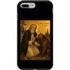 Icone epiche ortodosse Custodia per iPhone 7 Plus/8 Plus Icona ortodossa di San Serafino di Sarov con un orso