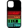 Lustige Geburtstagssprüche zum 22. B-Day Custodia per iPhone 12/12 Pro 22° compleanno leggendario dal luglio 2004 frase di compleanno