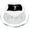 Living Flags Ondulato Jolly Roger Pirata Bandiera di Barba Nera Halloween PopSockets PopGrip per MagSafe