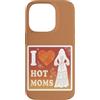Modernes Damen t-shirt Herren Geburtstag Custodia per iPhone 14 Pro I Love Hot Moms Boho T-Shirt Uomo Donna Frase Divertente
