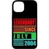 Lustige Geburtstagssprüche zum 22. B-Day Custodia per iPhone 13 22° compleanno leggendario dal luglio 2004 frase di compleanno
