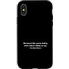 BOSCO SALESIAN PRINTS Custodia per iPhone X/XS Stampa Do Not Be Led by What Others Think St. John Bosco