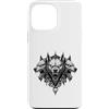 Wholesome Sketch Co Custodia per iPhone 13 Pro Max Opera d'arte Cerberus Hellhound Dark Fantasy Underworld Beast