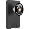 Funny Fathers Day Designs Divertente pigro sonno scherzo uomini papà padre zio zob PopSockets PopWallet per MagSafe