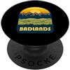 Badlands Explorer Co. Parco Nazionale Badlands Paesaggio Tramonto Vista PopSockets PopGrip Adesivo