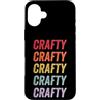 Crafty Apparel Custodia per iPhone 16 Plus Furbo
